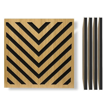 TAS® Acoustics | Wooden Abfuser Panels | 24″ x 24″ x 0.5″ (SET OF 4) NRC = 0.70