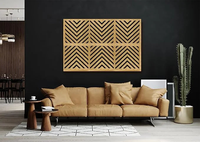 TAS® Acoustics | Wooden Abfuser Panels | 24″ x 24″ x 0.5″ (SET OF 4) NRC = 0.70