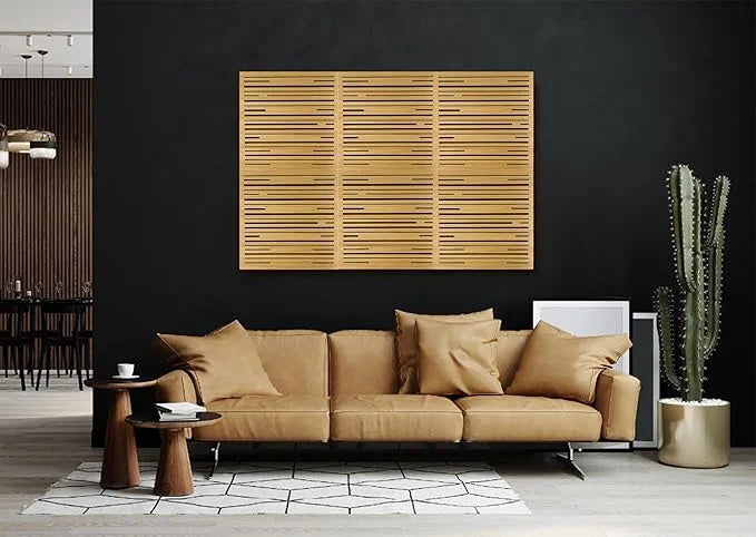 TAS® Acoustics | Wooden Abfuser Panels | 24" x 24" x 0.5" (SET OF 4) NRC = 0.70