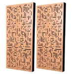 TAS® Abfuser Pro for Absorption & Diffusion | 2' x 4' x 3" (SET of 2) (Binary Slotted)